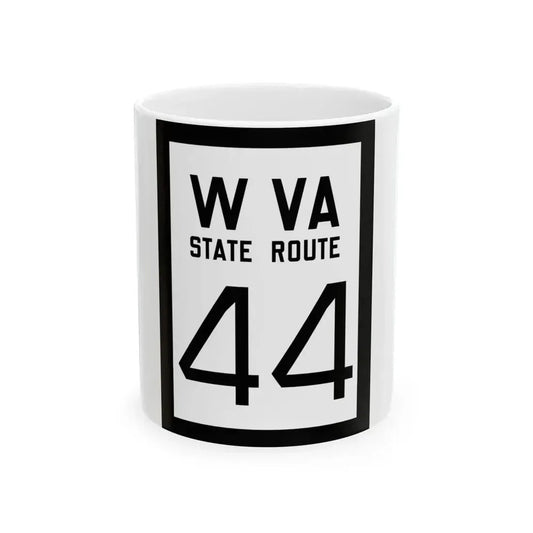 WV-44 1922 (Virginia) (Road Sign) White Coffee Mug 11oz - Go Mug Yourself
