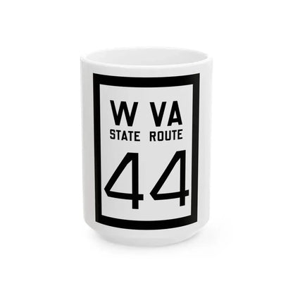 WV-44 1922 (Virginia) (Road Sign) White Coffee Mug 15oz - Go Mug Yourself