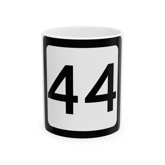 WV-44 (Virginia) (Road Sign) White Coffee Mug 11oz - Go Mug Yourself