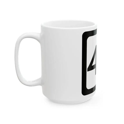WV-44 (Virginia) (Road Sign) White Coffee Mug - Go Mug Yourself