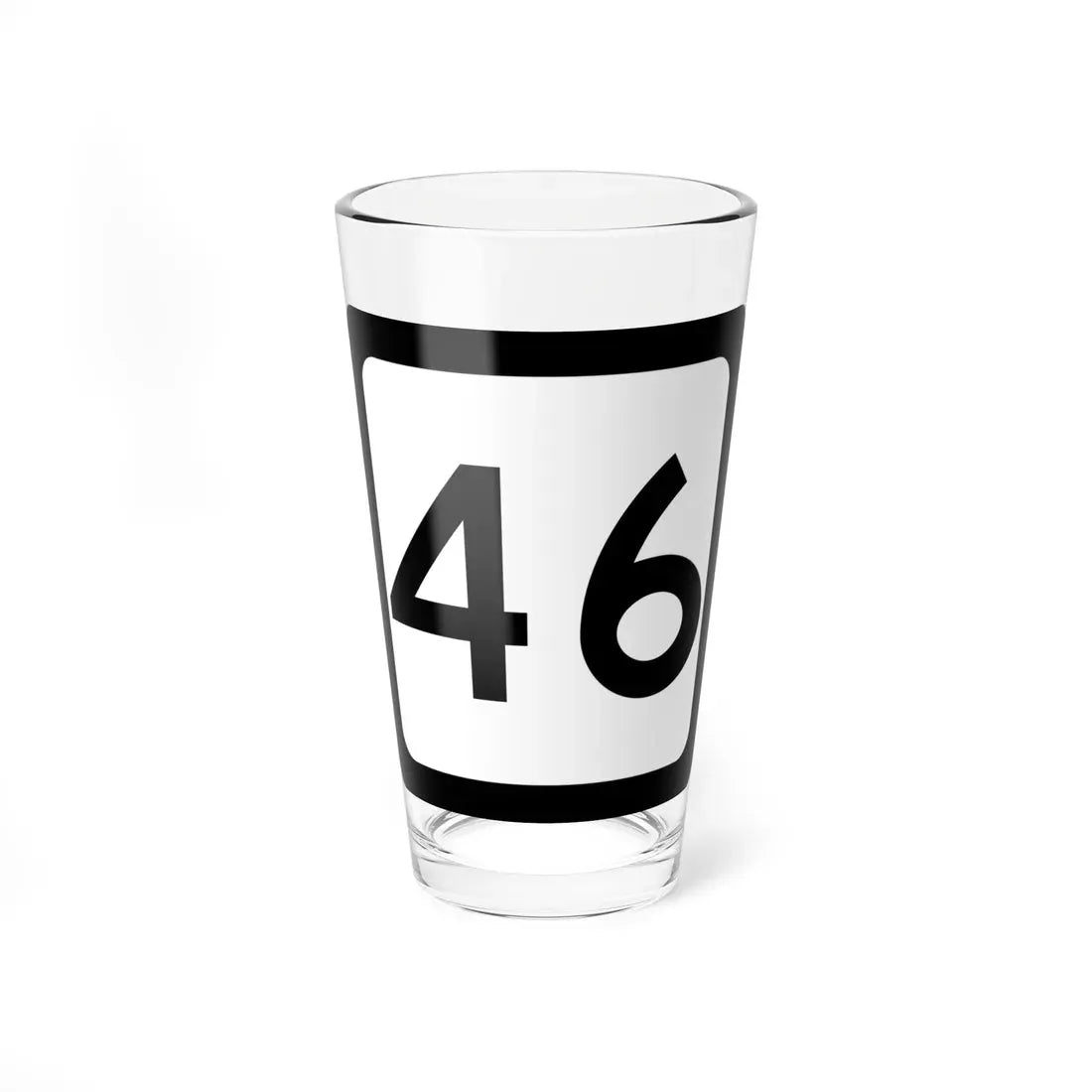 WV-46 (Virginia) (Road Sign) Pint Glass 16oz 16oz - Go Mug Yourself