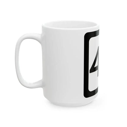 WV-46 (Virginia) (Road Sign) White Coffee Mug - Go Mug Yourself