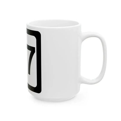WV-47 (Virginia) (Road Sign) White Coffee Mug - Go Mug Yourself