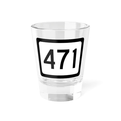 WV-471 (Virginia) (Road Sign) Shot Glass 1.5oz 1.5oz - Go Mug Yourself