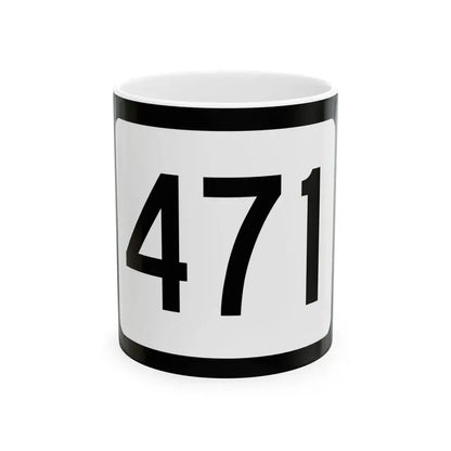 WV-471 (Virginia) (Road Sign) White Coffee Mug 11oz - Go Mug Yourself