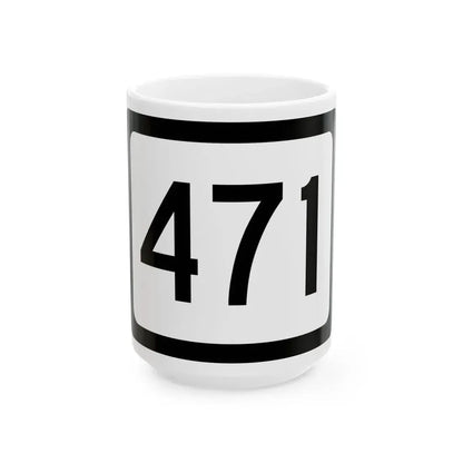 WV-471 (Virginia) (Road Sign) White Coffee Mug 15oz - Go Mug Yourself