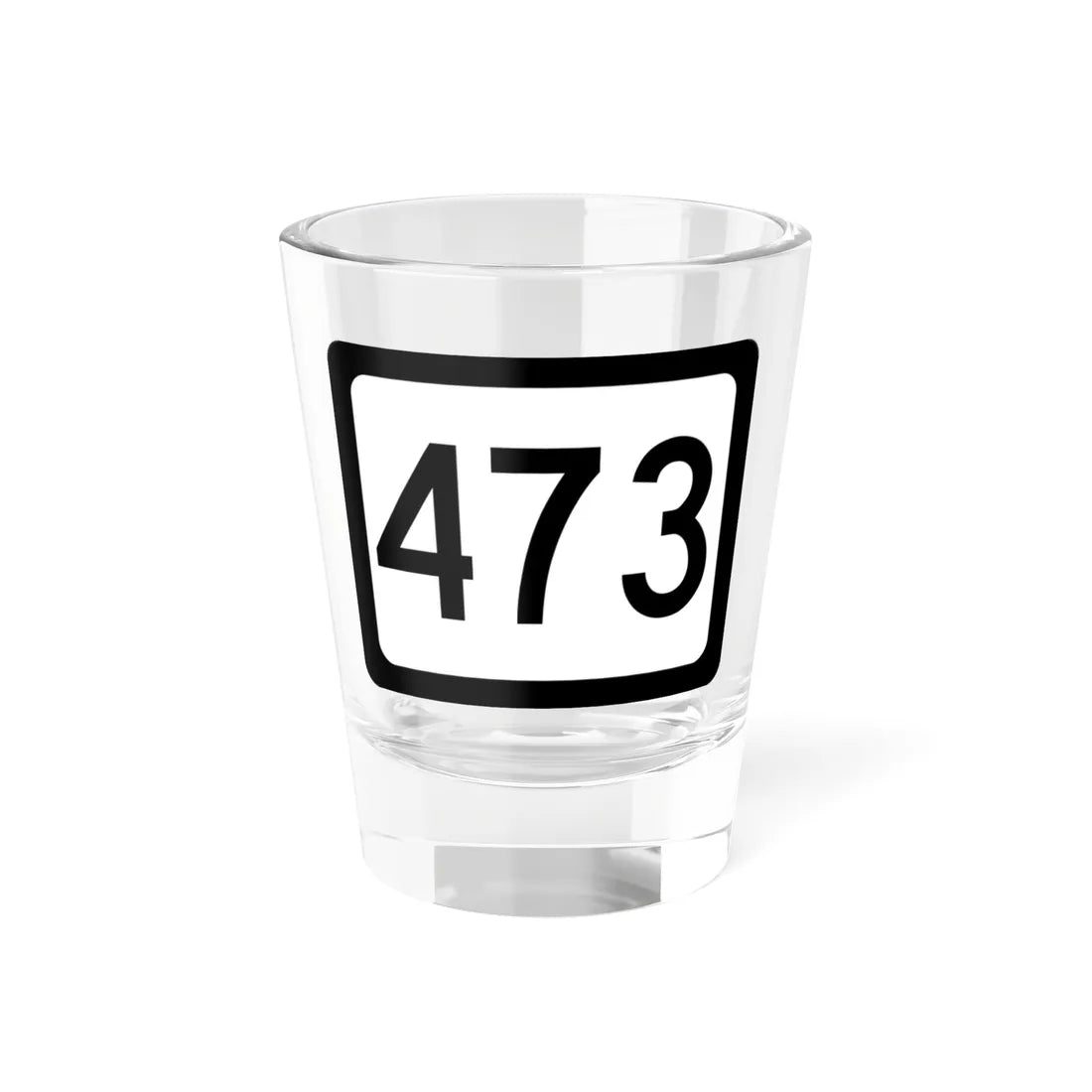 WV-473 (Virginia) (Road Sign) Shot Glass 1.5oz 1.5oz - Go Mug Yourself