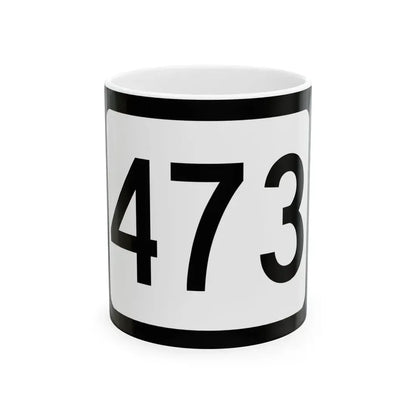 WV-473 (Virginia) (Road Sign) White Coffee Mug 11oz - Go Mug Yourself