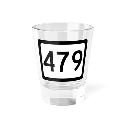 WV-479 (Virginia) (Road Sign) Shot Glass 1.5oz 1.5oz - Go Mug Yourself