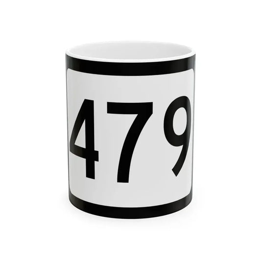 WV-479 (Virginia) (Road Sign) White Coffee Mug 11oz - Go Mug Yourself