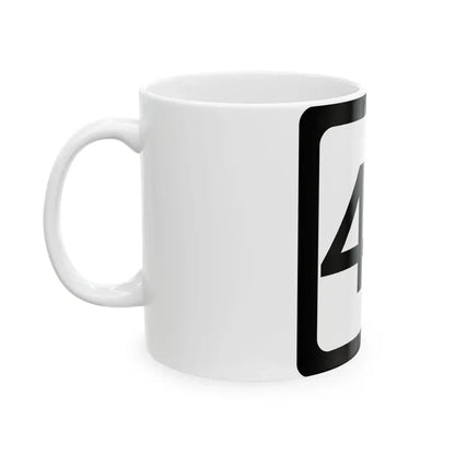 WV-48 (Virginia) (Road Sign) White Coffee Mug - Go Mug Yourself