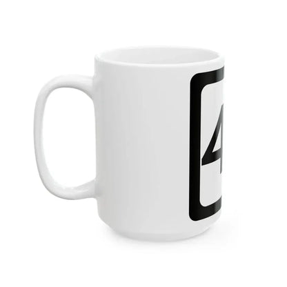 WV-48 (Virginia) (Road Sign) White Coffee Mug - Go Mug Yourself