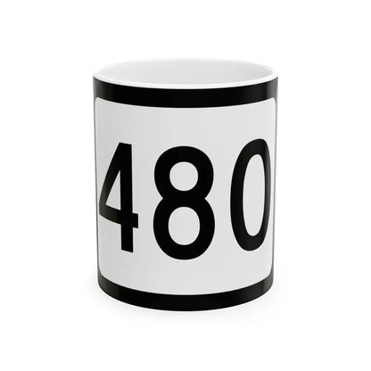 WV-480 (Virginia) (Road Sign) White Coffee Mug 11oz - Go Mug Yourself