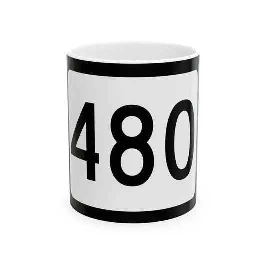 WV-480 (Virginia) (Road Sign) White Coffee Mug 11oz - Go Mug Yourself