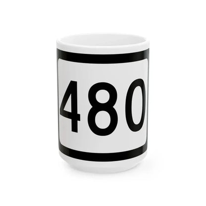 WV-480 (Virginia) (Road Sign) White Coffee Mug 15oz - Go Mug Yourself