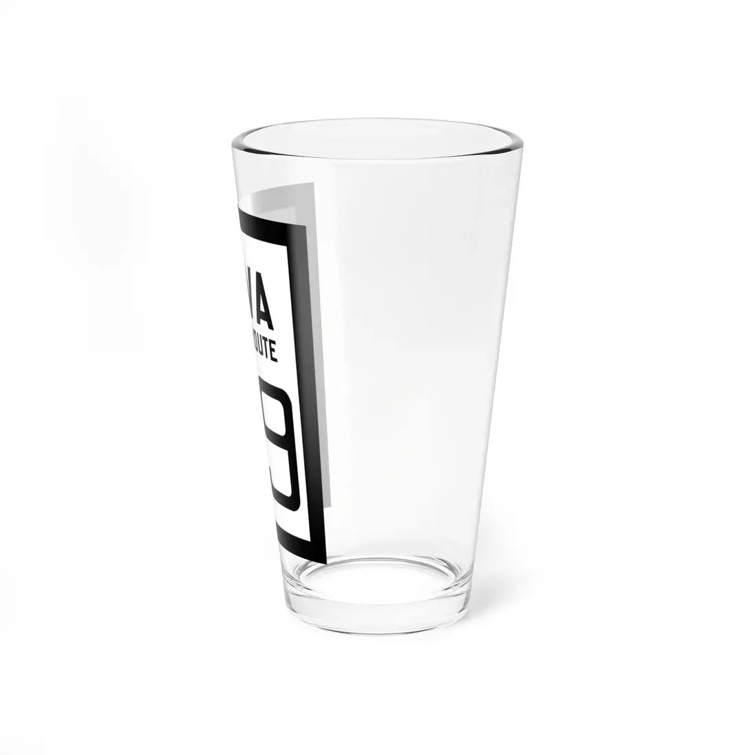 WV-49 1922 (Virginia) (Road Sign) Pint Glass 16oz - Go Mug Yourself