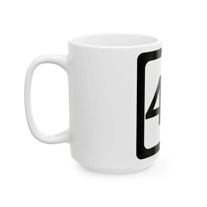 WV-49 (Virginia) (Road Sign) White Coffee Mug - Go Mug Yourself