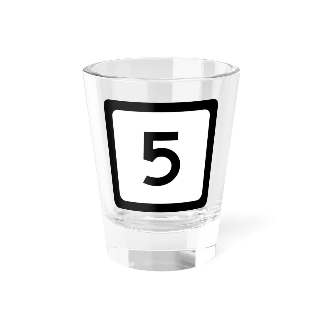 WV-5 (Virginia) (Road Sign) Shot Glass 1.5oz 1.5oz - Go Mug Yourself