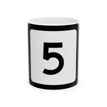WV-5 (Virginia) (Road Sign) White Coffee Mug 11oz - Go Mug Yourself