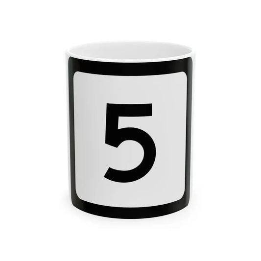 WV-5 (Virginia) (Road Sign) White Coffee Mug 11oz - Go Mug Yourself