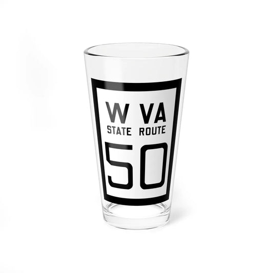 WV-50 1922 (Virginia) (Road Sign) Pint Glss 16oz 16oz - Go Mug Yourself