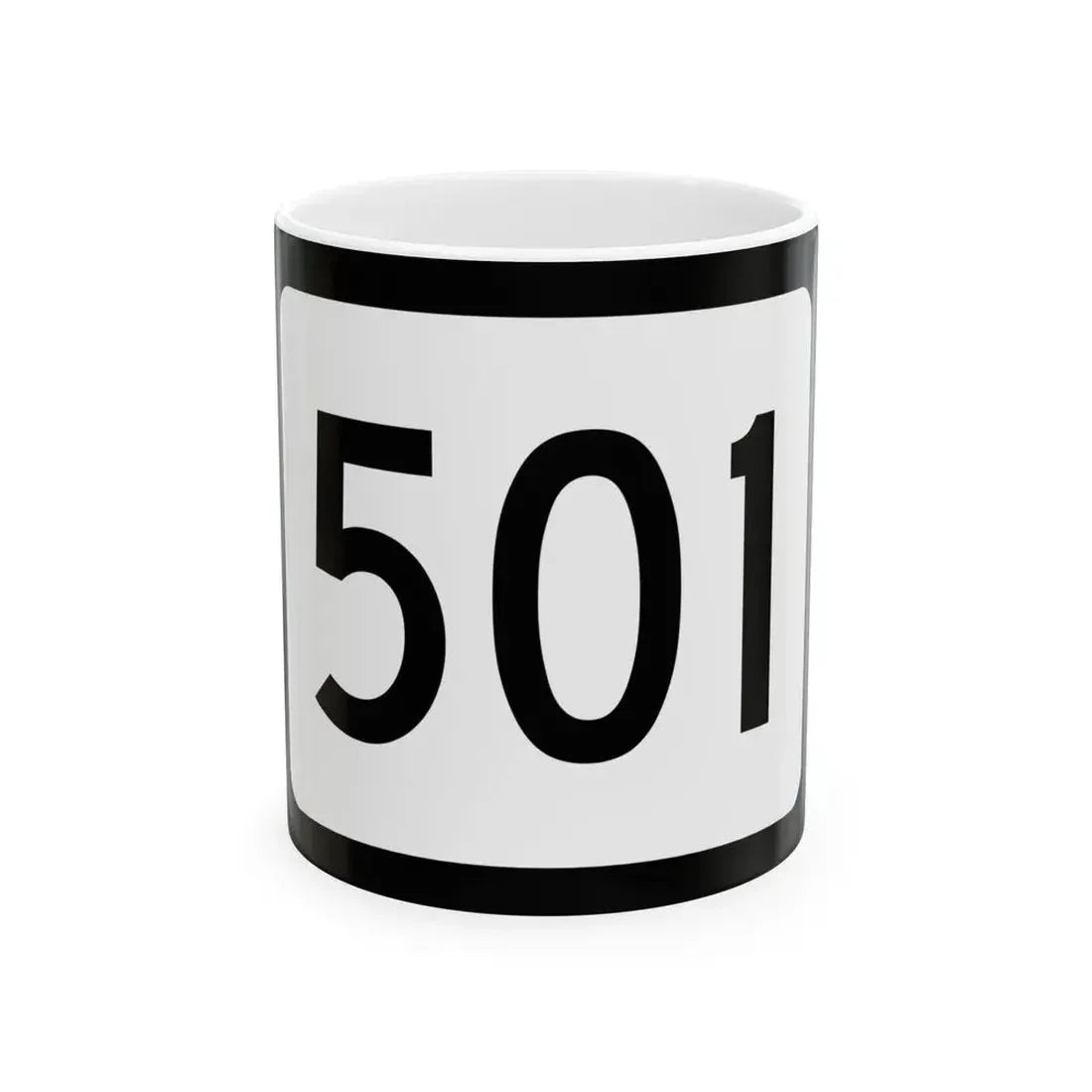 WV-501 (Virginia) (Road Sign) White Coffee Mug 11oz - Go Mug Yourself