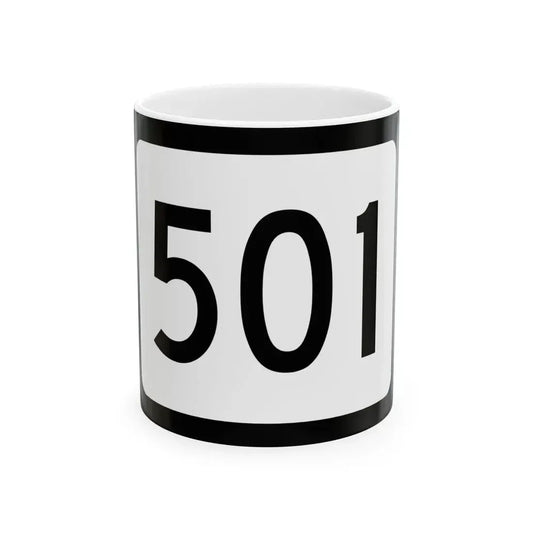WV-501 (Virginia) (Road Sign) White Coffee Mug 11oz - Go Mug Yourself
