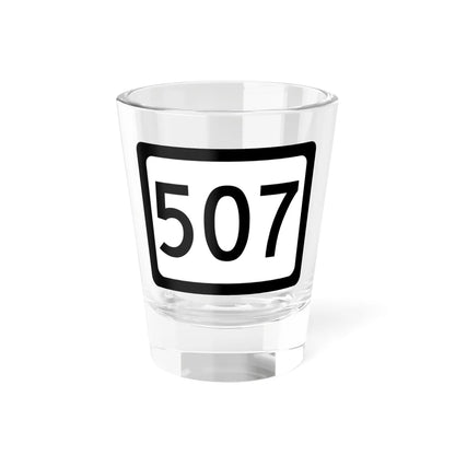 WV-507 (Virginia) (Road Sign) Shot Glass 1.5oz 1.5oz - Go Mug Yourself