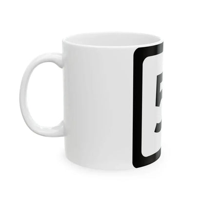 WV-51 (Virginia) (Road Sign) White Coffee Mug - Go Mug Yourself