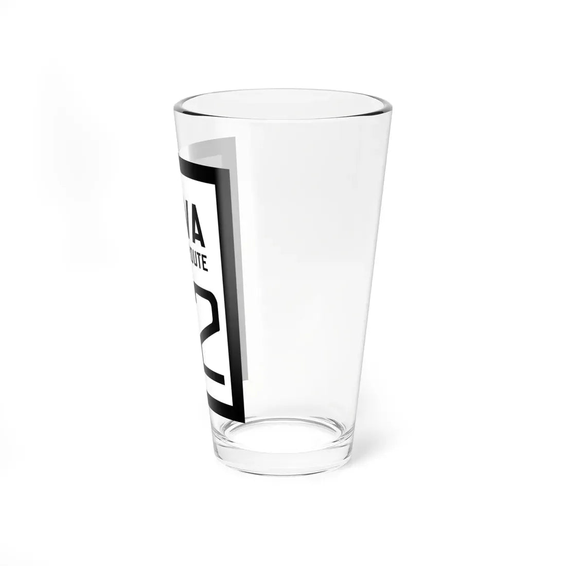 WV-52 1922 (Virginia) (Road Sign) Pint Glass 16oz - Go Mug Yourself