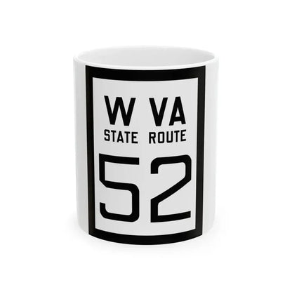 WV-52 1922 (Virginia) (Road Sign) White Coffee Mug 11oz - Go Mug Yourself