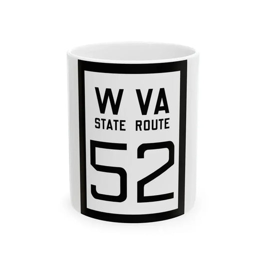 WV-52 1922 (Virginia) (Road Sign) White Coffee Mug 11oz - Go Mug Yourself