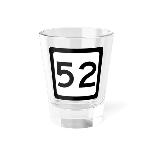 WV-52 (Virginia) (Road Sign) Shot Glass 1.5oz 1.5oz - Go Mug Yourself