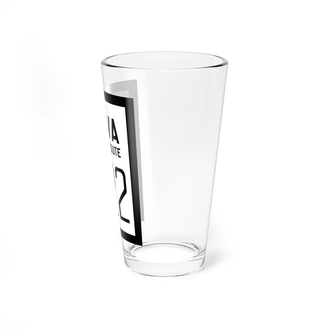 WV-522 1922 (Virginia) (Road Sign) Pint Glss 16oz - Go Mug Yourself