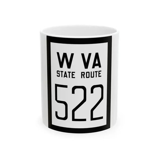 WV-522 1922 (Virginia) (Road Sign) White Coffee Mug 11oz - Go Mug Yourself