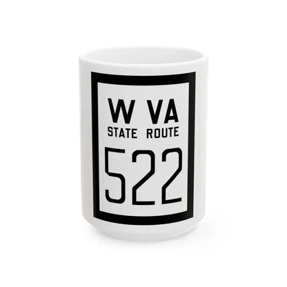 WV-522 1922 (Virginia) (Road Sign) White Coffee Mug 15oz - Go Mug Yourself