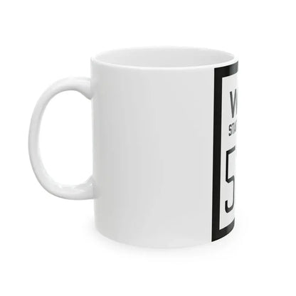 WV-522 1922 (Virginia) (Road Sign) White Coffee Mug - Go Mug Yourself