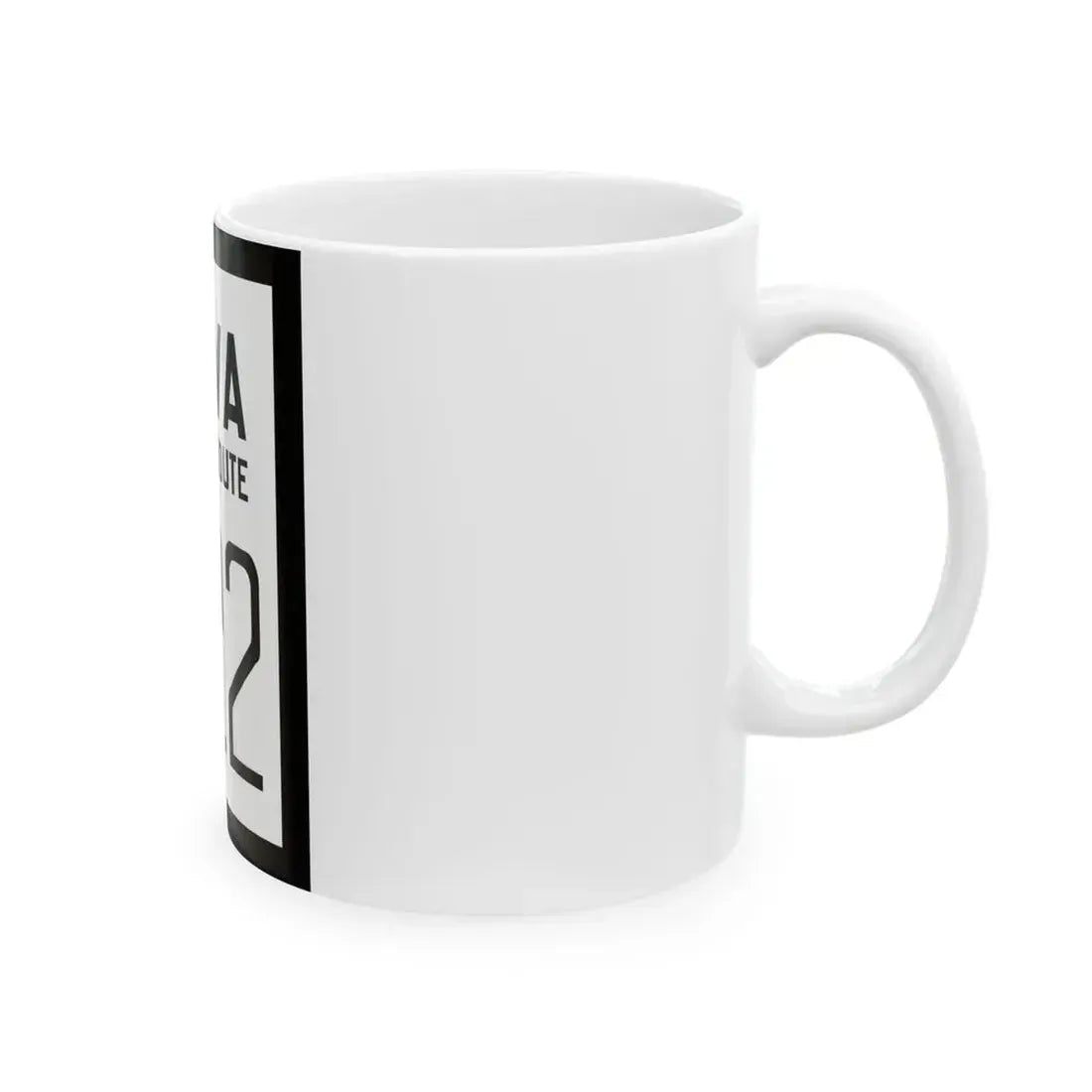 WV-522 1922 (Virginia) (Road Sign) White Coffee Mug - Go Mug Yourself