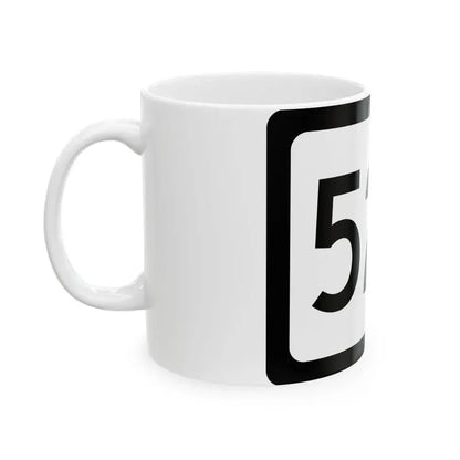 WV-527 (Virginia) (Road Sign) White Coffee Mug - Go Mug Yourself