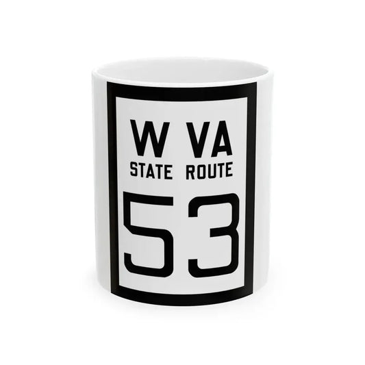 WV-53 1922 (Virginia) (Road Sign) White Coffee Mug 11oz - Go Mug Yourself