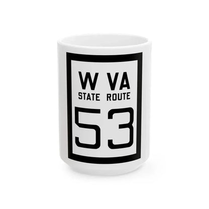 WV-53 1922 (Virginia) (Road Sign) White Coffee Mug 15oz - Go Mug Yourself