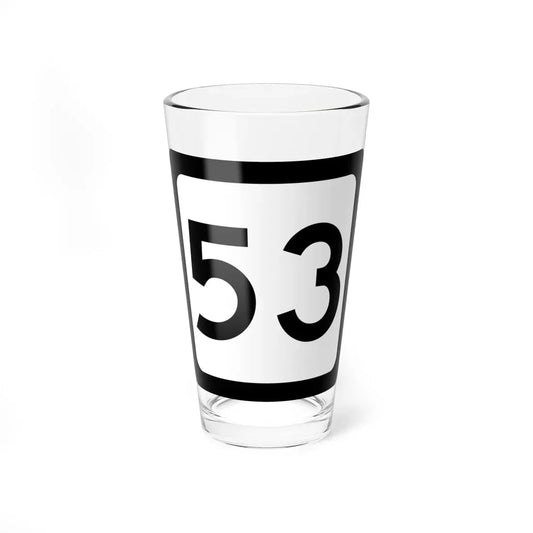 WV-53 (Virginia) (Road Sign) Pint Glass 16oz 16oz - Go Mug Yourself