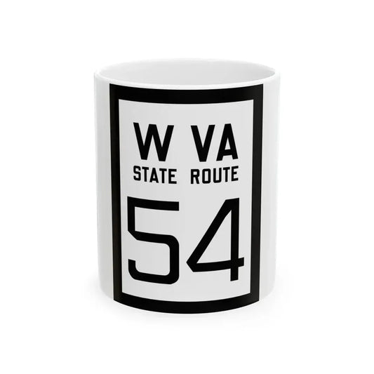 WV-54 1922 (Virginia) (Road Sign) White Coffee Mug 11oz - Go Mug Yourself