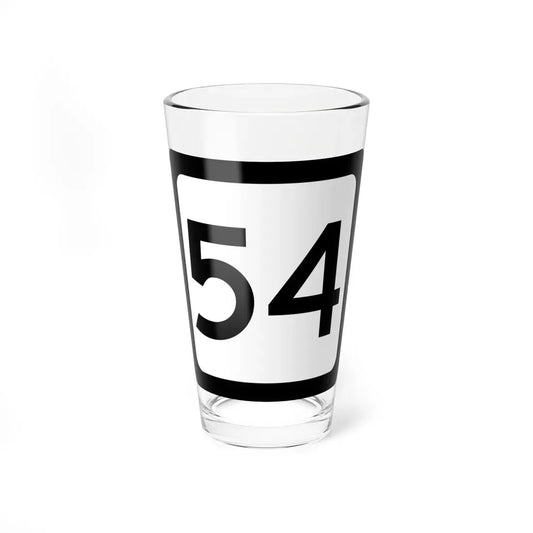 WV-54 (Virginia) (Road Sign) Pint Glass 16oz 16oz - Go Mug Yourself