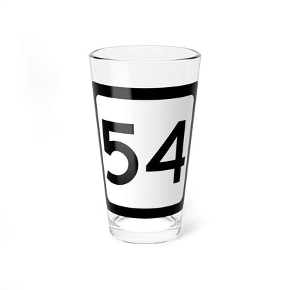 WV-54 (Virginia) (Road Sign) Pint Glss 16oz 16oz - Go Mug Yourself