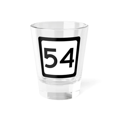 WV-54 (Virginia) (Road Sign) Shot Glass 1.5oz 1.5oz - Go Mug Yourself