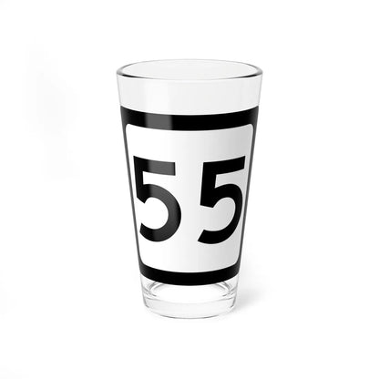 WV-55 (Virginia) (Road Sign) Pint Glss 16oz 16oz - Go Mug Yourself
