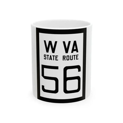 WV-56 1922 (Virginia) (Road Sign) White Coffee Mug 11oz - Go Mug Yourself