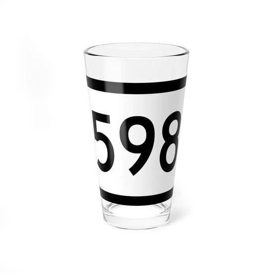 WV-598 (Virginia) (Road Sign) Pint Glass 16oz 16oz - Go Mug Yourself