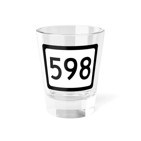 WV-598 (Virginia) (Road Sign) Shot Glass 1.5oz 1.5oz - Go Mug Yourself